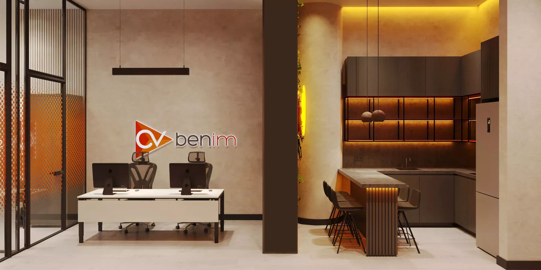 Premier Kampüs CV Benim Ofis Tasarımı Projesi